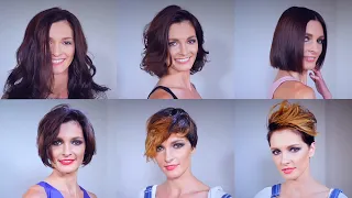 Timeless Cuts - woman long to short haircut in stages (4K remaster and edit)