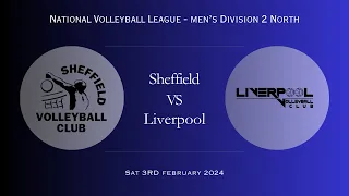 Sheffield vs Liverpool (3-0) - Full Match - Home | Men's 2 North | NVL 23-24