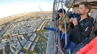 UP, OVER, DOWN: Sunset Sights at the Eiffel Tower