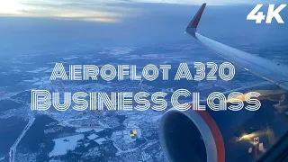 Aeroflot BUSINESS CLASS | Airbus A320 from Moscow to Krasnodar | World's BEST Airlines