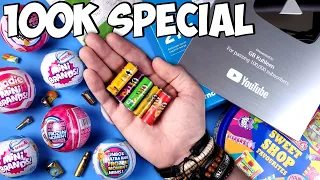 100K SUBSCRIBERS SPECIAL - Face Reveal, Q&A, Mini Brands Opening, Fan Mail, Eating, and More