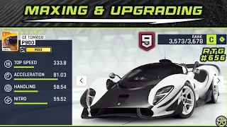 Asphalt 9 | Maxing & Upgrading De Tomaso P900 | RTG #656