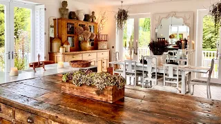 KITCHEN Decorating Ideas ~ FALL Decor ~ Thrifted Decor ~ Natural Decor ~ Fall Decorating Ep 5