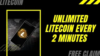 Unlimited High Paying Litecoin Faucet || Claim Every 2 Minutes