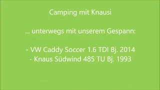 Camping mit Knausi - Camping Lindaunis an der Schlei