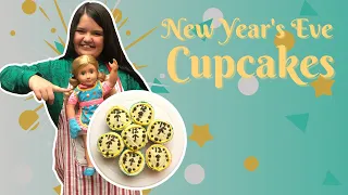 Decorating New Year's Eve Cupcakes