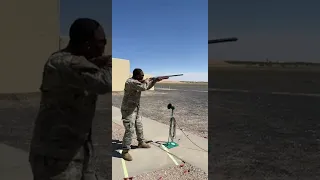 First time skeet shooting 🤘🏽#ARMYSTRONG💪🏽