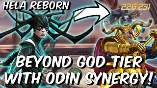 HELA IS REBORN!!! - BEYOND GOD TIER WITH NEW ODIN SYNERGY!!! - Marvel Contest of Champions