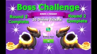 Boss challenge-Dragon Mania legends | Round 2 Complete | New chrono divine event | DML | HD