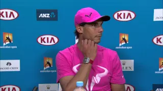 Rafael Nadal press conference (3R) - Australian Open 2015