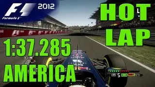 F1 2012 | Hot Lap: Circuit of the Americas - 1:37.285