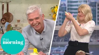 Phillip & Holly Get Competitive Decorating Easter Eggs | This Morning