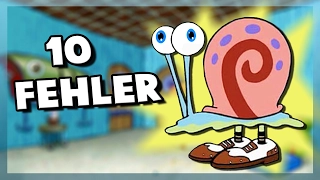 10 FILMFEHLER IN SPONGEBOB SCHWAMMKOPF!