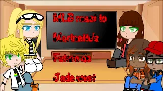 MLB(miraculous ladybug) react to marinette’s future as jade west[au]
