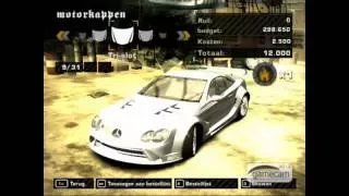 NFS Most Wanted Mercedes SL500 Tuning