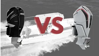 Mercury 450R V8 vs Mercury 400M L6 on a 2021 Invincible 33' Open Fisherman!