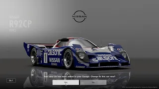 Gran Turismo™SPORT | Nissan R92CP | Test Race