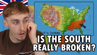 Brit Reacting to Why The American South Is Broken