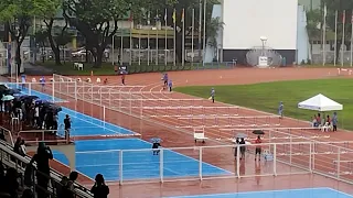 Palarong Pambansa 2023 100 mtr Hurdles Elementary Girls Final Gold Western Visayas!!