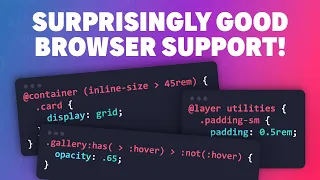 CSS features with better browser support than you might have thought