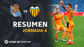 Resumen de Real Sociedad vs Valencia CF (0-1)