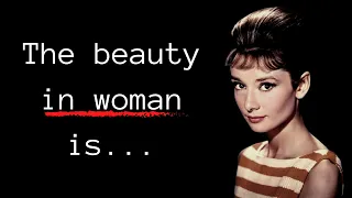 Audrey Hepburn Quotes that every woman NEEDS to hear! #Quotes #Quote #AudreyHepburn