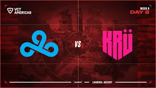 C9 vs KRU - VCT Americas Stage 1 - W8D2 - Map 2