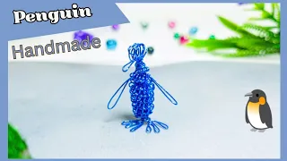 Penguin craft from wire  | Unique and easy DIY wire art tutorial | Sculpture animal handmade
