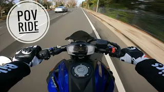 Yamaha MT-07 Toce exhaust POV Ride