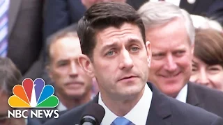 Paul Ryan Thanks Donald Trump At White House: ‘Today Was A Big Day’ | NBC News