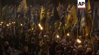 Far right, nationalist march passes peacefully