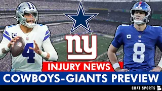 Cowboys vs. Giants Preview, Prediction, Injury Report, Dak Prescott & Tyler Smith | NFL Week 1