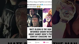 Matt Bloom, AKA Prince Albert,   Snitched on Mandy Rose!#mandyrose#@thewrestlinginformerduque