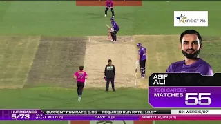 Asif Ali 41 Runs Of 13 Balls Sydney Sixers VS Hobart Hurricanes | Big Bash League 2022 - 2023