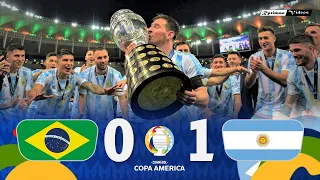 Brasil 0 x 1 Argentina ● 2021 Copa América Final Extended Goals & Highlights HD