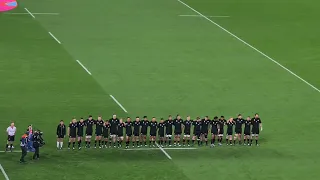 New Zealand national anthem before quarter-inal vs Ireland (Fan Footage)