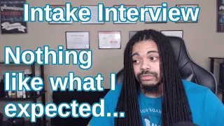 Pre-WGU | I had my intake interview today