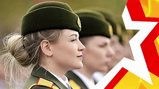 WOMEN'S TROOPS 2020. Victory Day parade on May 9 in Minsk. "Flowers of Victory"
