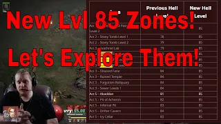 D2R New Level 85 Zones Coming In Patch 2.4! - Let's Take A look at Each Zones Magic Find Viability.