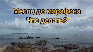 Месяц до марафона. Что делать?