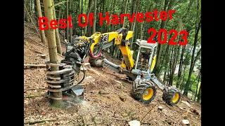 🌲BEST OF 2023 *HARVESTER* • by Forestmachine Impressions • HarvesterAction • Loggingmachines🌲