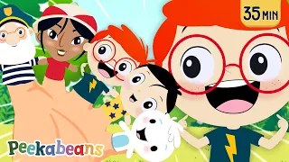 Finger Family Song | Potty Song +More #kidssongs & #nurseryrhymes with Peekabeans