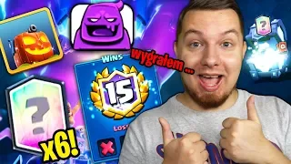 🔥  ZDOBYŁEM "6 LEGEND" i 15 WINÓW W CHALLENGE w Clash Royale!