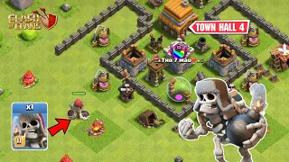 Giant Skeleton Vs Town Hall 4 - Clash Of Clans