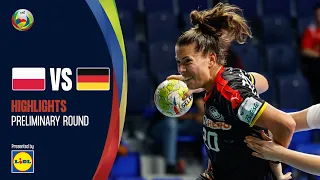 Crazy win for Germany | Poland vs Germany | Highlights | PR | Women's EHF EURO 2022