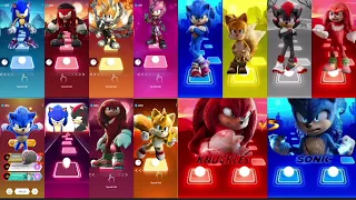 Sonic The Hedgehog vs Tails vs Shadow vs Knuckles