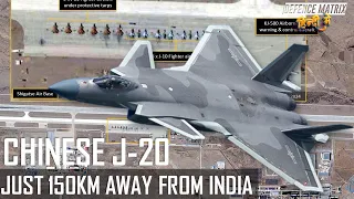 Chinese J-20 | Just 150 Km Away from India | हिंदी में