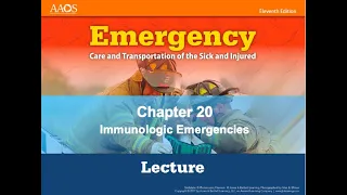 Chapter 20, Immunologic Emergencies