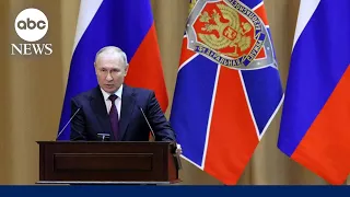 Putin admits to military "losses" as fighting rages in Ukraine