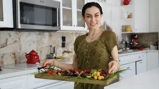 Идея Оформления - Фруктовый Поднос Для Гостей - Рецепт от Эгине - Heghineh Cooking Show in Russian